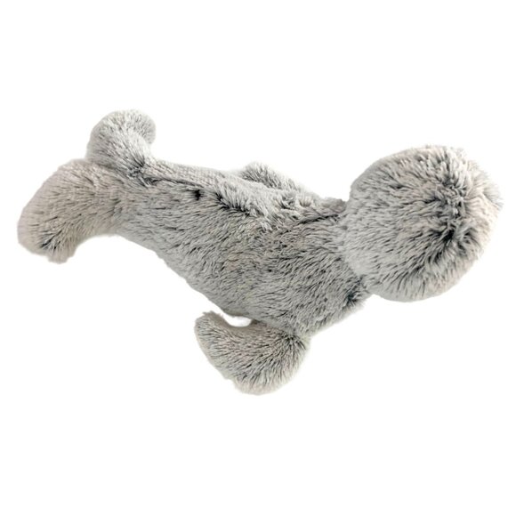The Bear Factory 2001 Vintage Plush Seal Fluffy Gray Soft Stuffed Animal Toy 18 - Picture 4 of 5